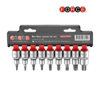 1/2 Set di tappi Torx 9 pezzi