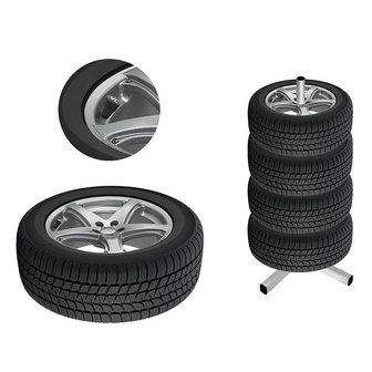 Tappi valvola marcatura pneumatici - Set da 8