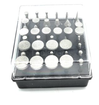 Set di utensili diamantati per l&#039;affilatura, 50 pezzi con gambo da 3 mm