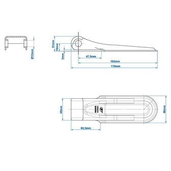 Cerniera a ribalta SPP ZW-01.170A