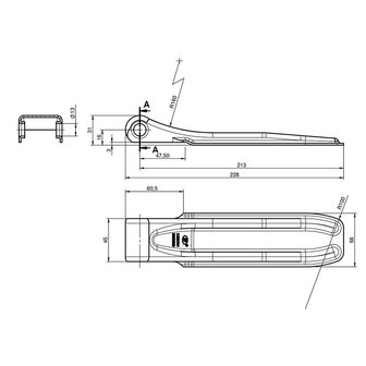 Cerniera a ribalta SPP ZW-01.220A