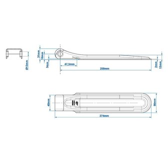 Cerniera a ribalta SPP ZW-01.270A