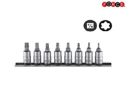 1/4 Doppenset Torx 8 pezzi