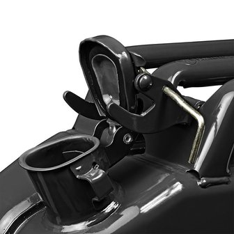 Tanica 20L metallo nero omologata UN-TuV GS