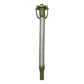 Beccuccio erogatore flessibile in metallo per benzina 20mm