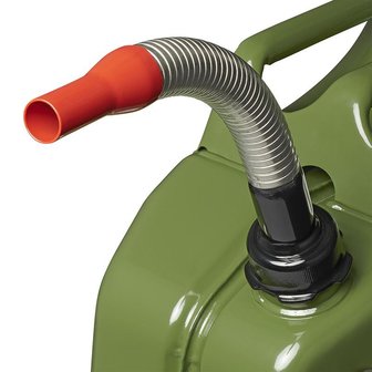 Versatore metallico flessibile adatto per benzina 20mm