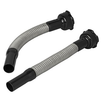 Beccuccio travaso flessibile in metallo adatto per gasolio 25 mm (art. 530090 - 530091 - 530092)