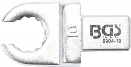Chiave ad anello ad innesto aperto 10 mm sede 9 x 12 mm