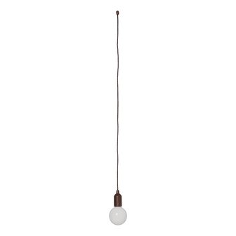 Lampada retr&ograve; XL motivo legno con cavo 90cm