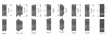 Dispositivo frontale manuale 1,2x140mm