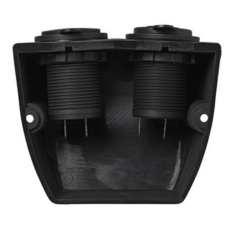 Kit da superficie: presa DIN + porta USB doppia tipo A 2x2100mA