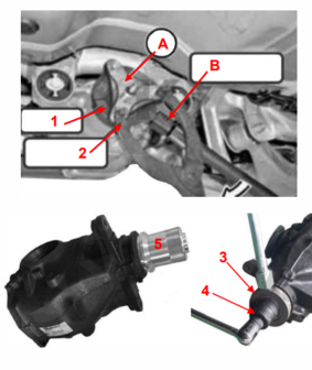 Set di utensili flangia differenziale e dadi per spessore per BMW E70, E82, E90, E91, E92, E93