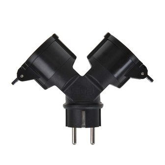 Doppio splitter Schuko