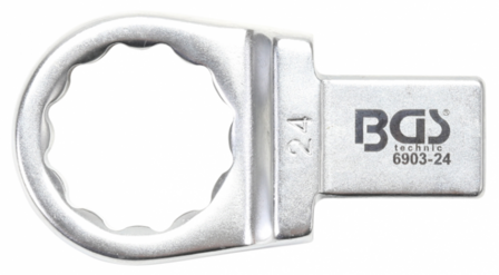 Chiave ad anello ad innesto 24 mm sede 14 x 18 mm