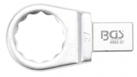 Chiave ad anello ad innesto 27 mm sede 14 x 18 mm
