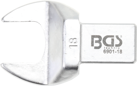 Chiave a forchetta ad innesto 18 mm sede 14 x 18 mm