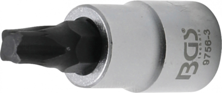 Serie di chiavi a bussola 10 mm (3/8) profilo a 4 lati (per MTS-Mortorq) MTS0 - MTS04 5 pz
