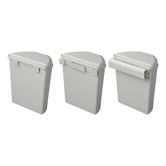 Pattumiera con coperchio 6L per roulotte camper