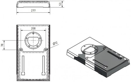 Trapano da tavolo diametro 25mm - 615x330x1015mm