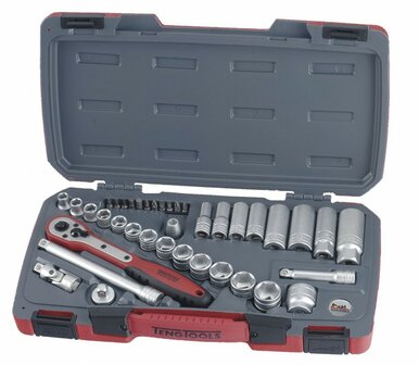 Set di tappi e punte 3/8, 8 21 mm 39 pezzi