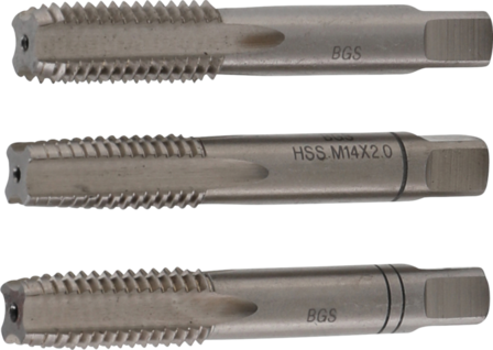 Set di maschi HSS-G M16 x 2,0 3 pz