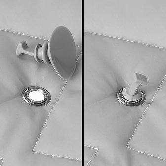 Supporto a ventosa per kit di isolamento per finestre - Set da 4
