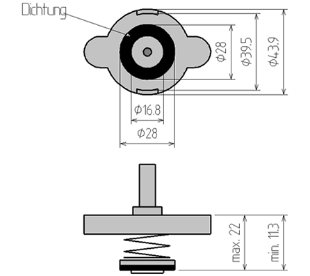 Adattatore n. 4 per BGS 8027, 8098 per Ford, Honda, Hyundai, Lexus, Mazda, Mercedes-Benz, Mitsubishi, Nissan, Peugeot, S