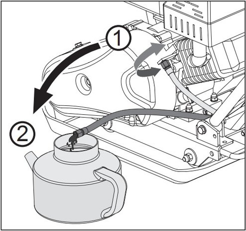 Piastra vibrante con motore a benzina 8,2kn