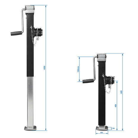 Gamba di supporto  estensibile  Heavy Duty SH62 5000