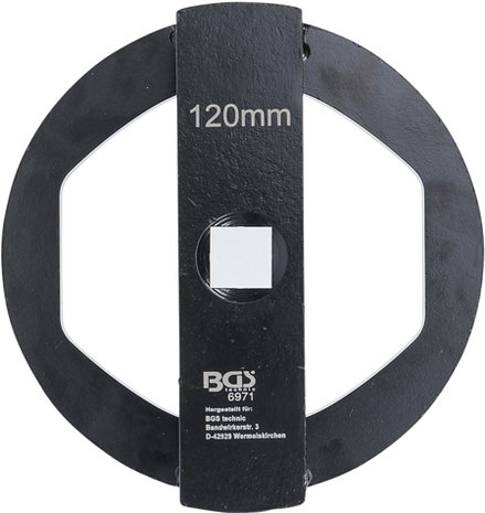 Chiave per dadi mozzo/cappucci retrotreno per assi BPW 120 mm