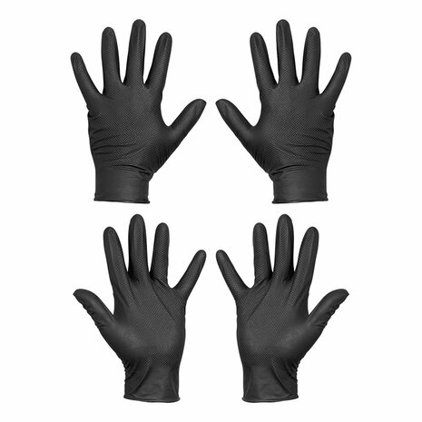 Guanti Gripp-It in nitrile L 4 pezzi su carta