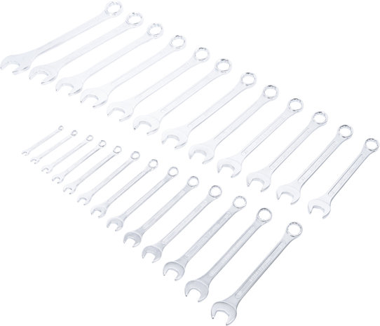 Serie di chiavi combinate anello-forchetta 6 - 32 mm 25 pz