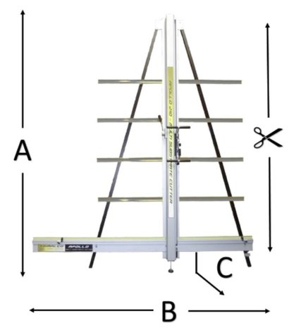 Taglierina formato verticale Apollo axl 1.65m