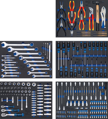 Carrello portautensili 7 cassetti con 246 utensili