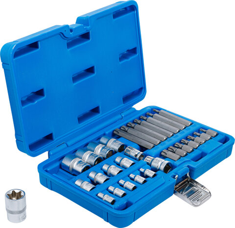 Set di punte e tappi torx interno  30 pezzi