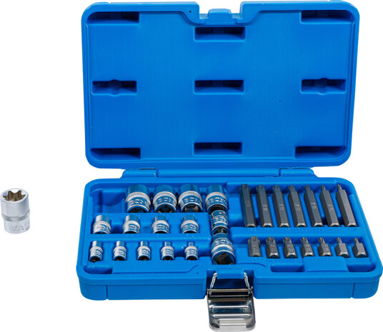 Set di punte e tappi torx interno  30 pezzi