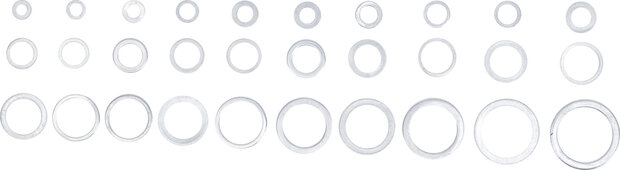 Assortimento anelli di tenuta alluminio 300 pz