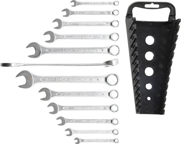 Serie di chiavi combinate anello-forchetta 6 - 22 mm 12 pz