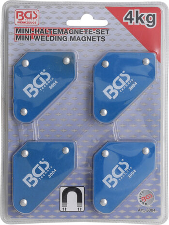 Set di supporti magnetici miniaturizzati in 4 pezzi, 45° -90°-135°