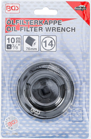 Chiave per filtro dell'olio 14 lati Ø 76 mm per VW, Porsche, Mercedes-Benz, BMW, Audi, Opel