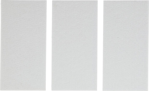 Feltrini adesivi piastre bianco 100 x 200 mm 3 pz