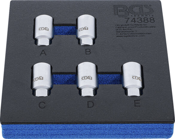 Modulo per carrelli portautensili 1/6: set di utensili per bulloni di sicurezza per Tesla 5 pz