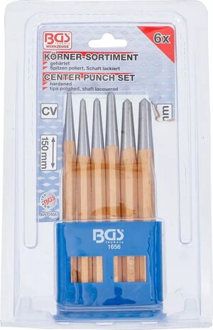 Serie di punzoni 6 pz