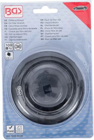 Chiave per filtro dell'olio 36 lati Ø 93 mm per Ford Motorkraft