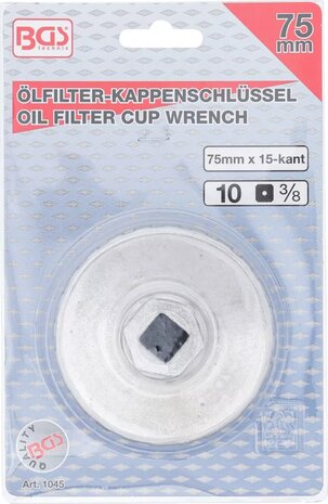 Chiave per filtro dell'olio 15 lati Ø 75 mm per Chrysler, GM