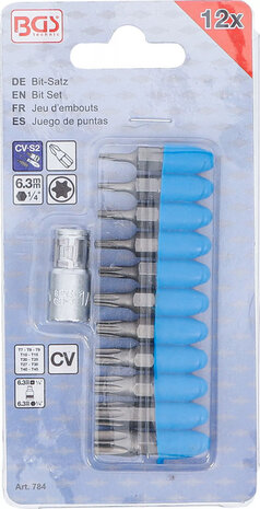 Set di punte  6,3 mm (1/4) di azionamento  Torx 11 puzzazioni