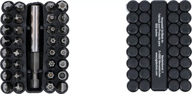 Set di bit corti (1/4) vari profili 33 pezzi