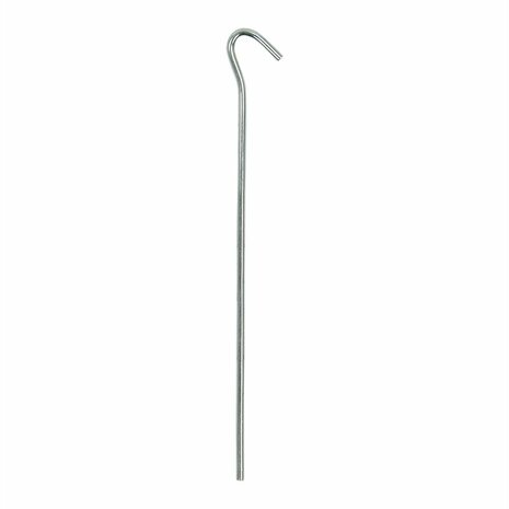 Picchetto da tenda 22cm in metallo con occhiello aperto