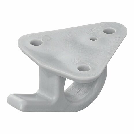 Gancio per corda in plastica con occhiello 48x45mm x5 stuks