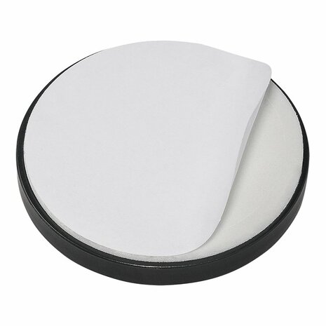 Riflettore rosso 58mm autoadesivo con piastra di base